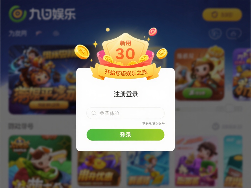 开始您的娱乐之旅
注册完成后，您可以登录账号，浏